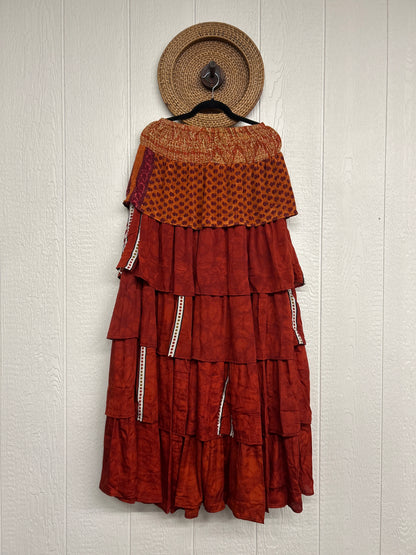 Rasgulla Sari Venus Ruffle Maxi 1125 163