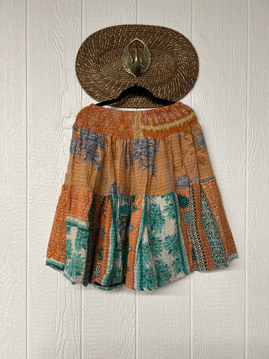 Pareo Kantha Meadow Skirt 0826 249