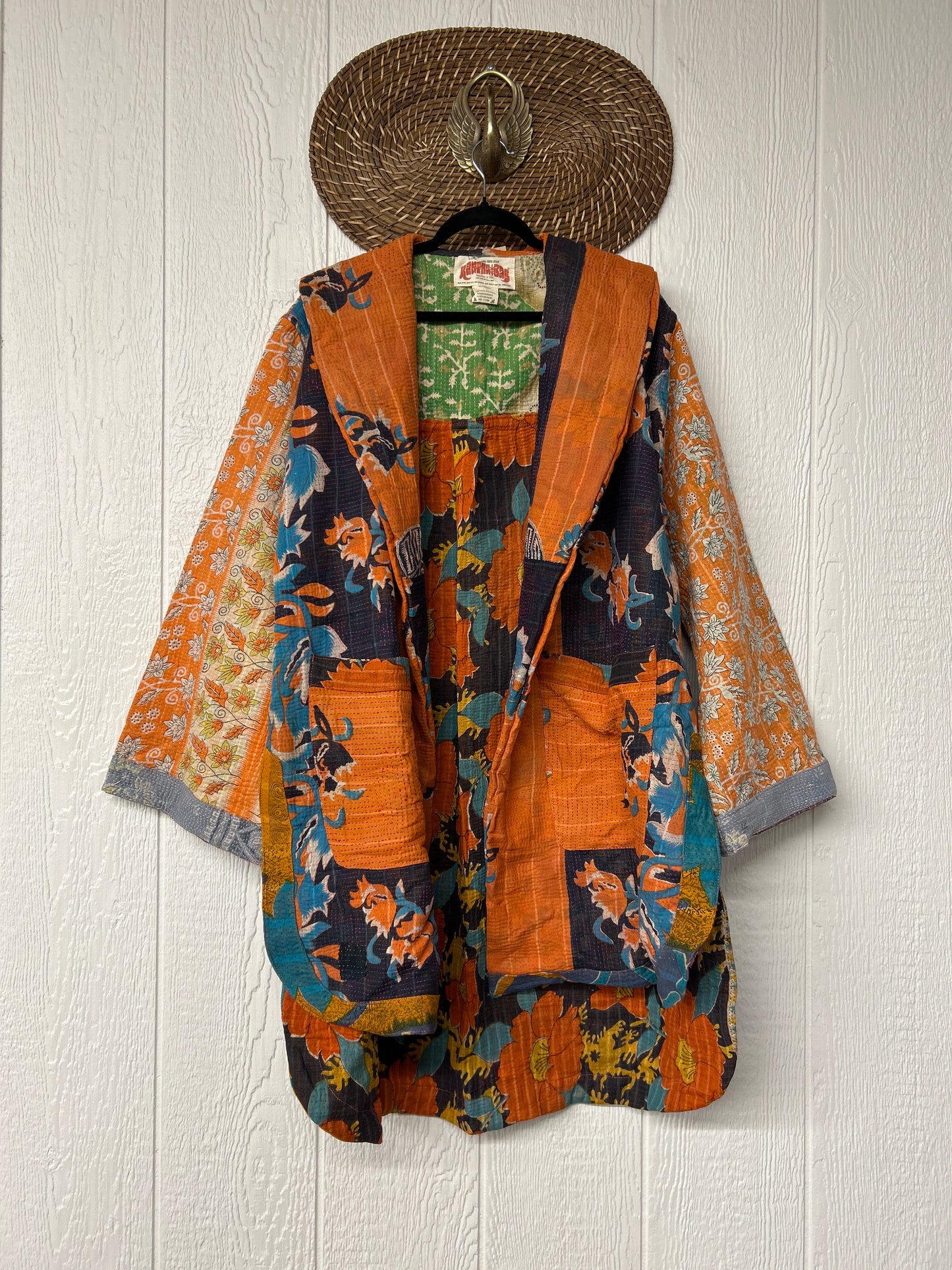 Fine Kantha Drifter Coat 1125 052