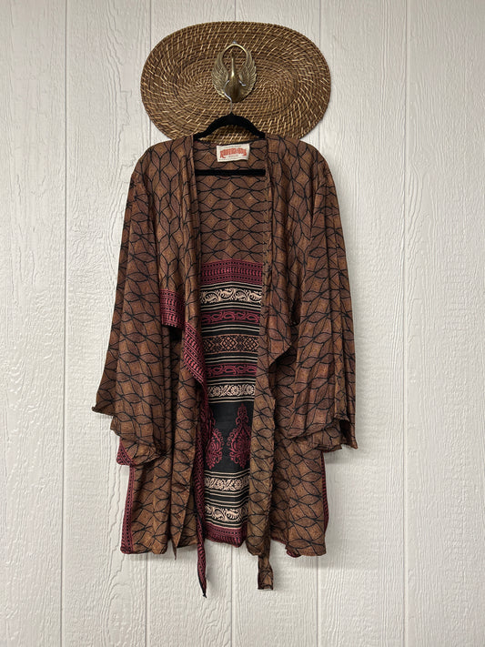 Rasgulla Sari Shortie Spellbound Kimono 0226 078