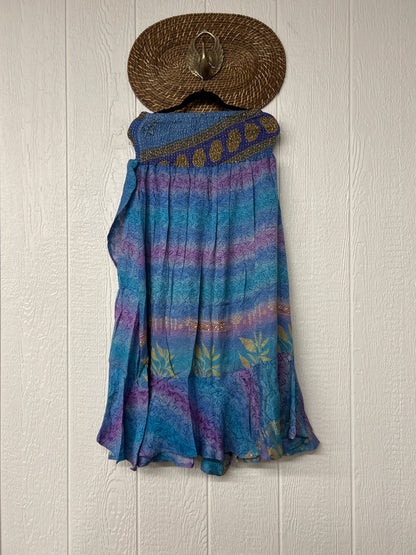 Crepe Sari Inner Peace Wrap Skirt 0626 224
