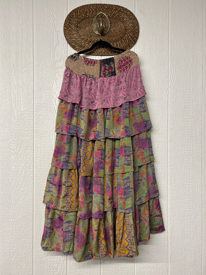 Rasgulla Sari Venus Ruffle Maxi 1125 057