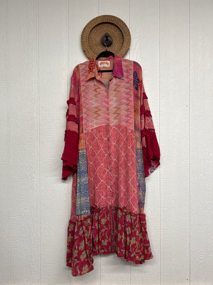 Crepe Sari Rhiannon Duster Dress 0226 149