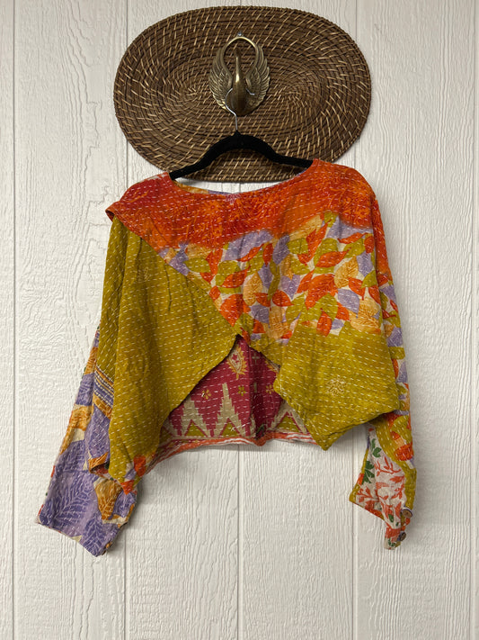 Pareo Kantha In Bloom Cropped Pullover 0326 178