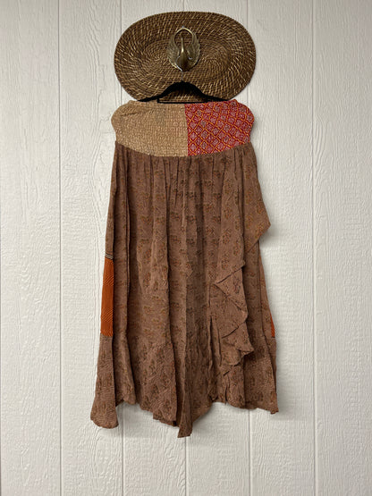 Crepe Sari Inner Peace Wrap Skirt 0626 067