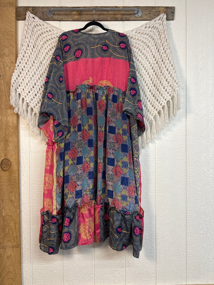 Rasgulla Sari Rhiannon Kimono 0826 123