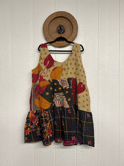 Kantha Meadow Mini Dress 0625 098