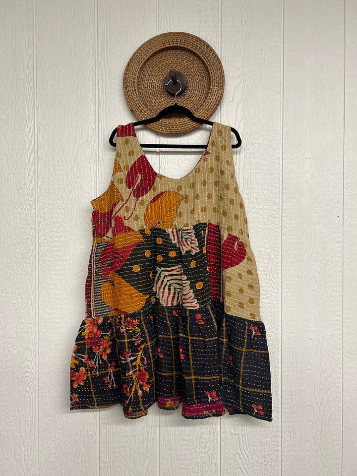 Kantha Meadow Mini Dress 0625 098