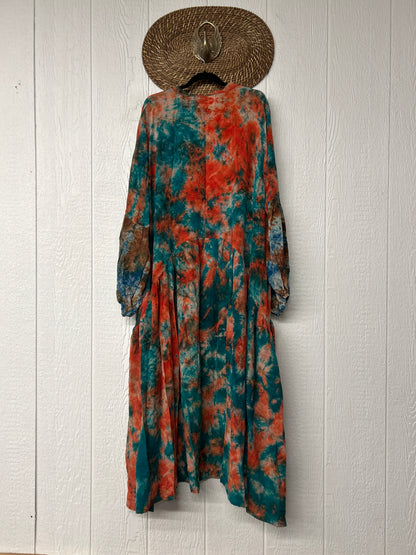 Crepe Sari Evermore Kimono 1026 071