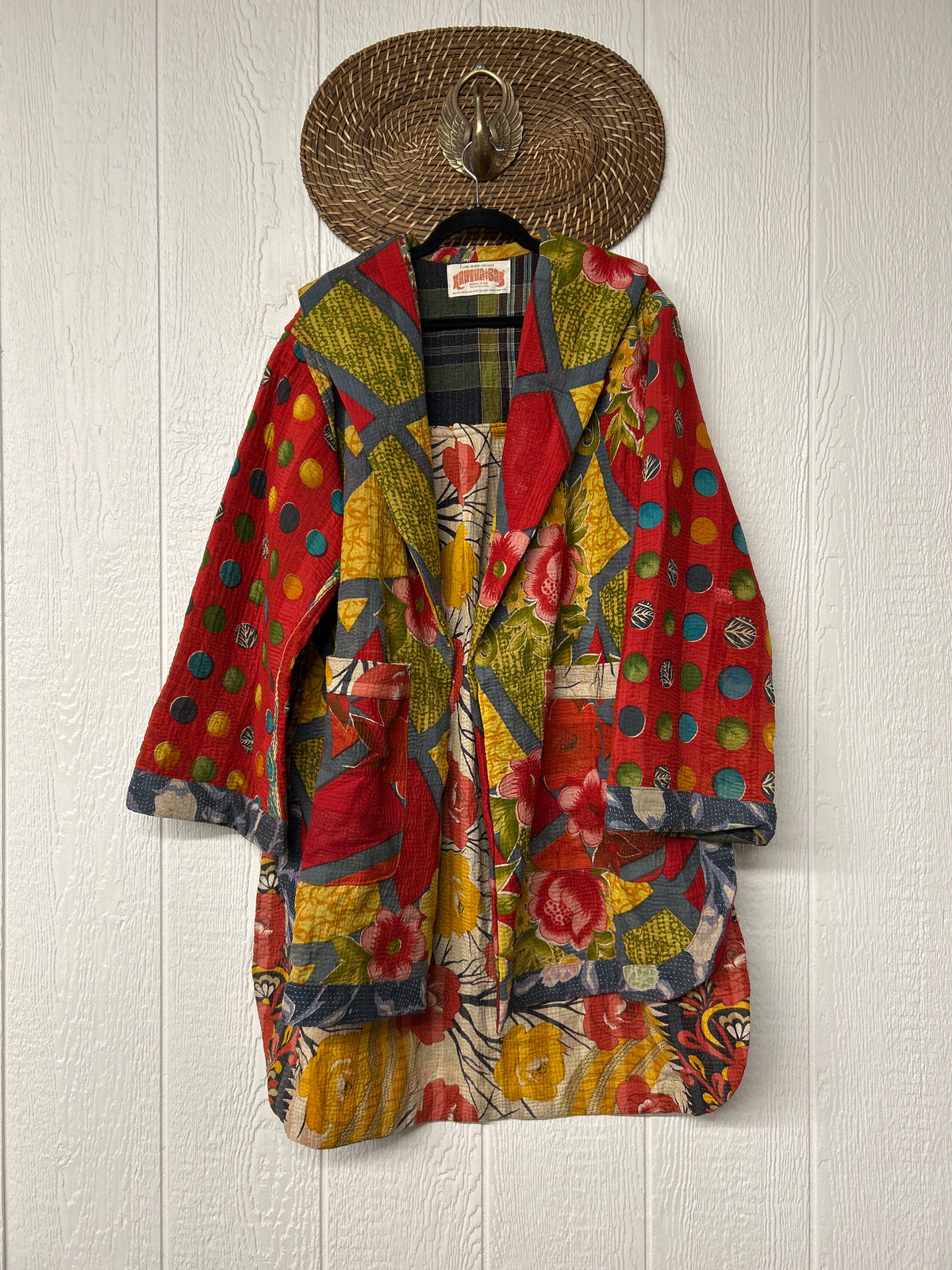 Fine Kantha Drifter Coat 1026 185