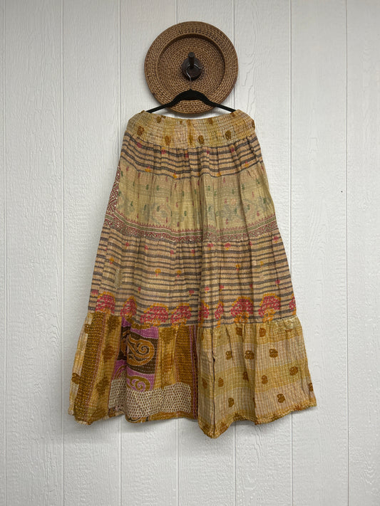 Pareo Kantha Lotus Maxi Skirt 0826 228