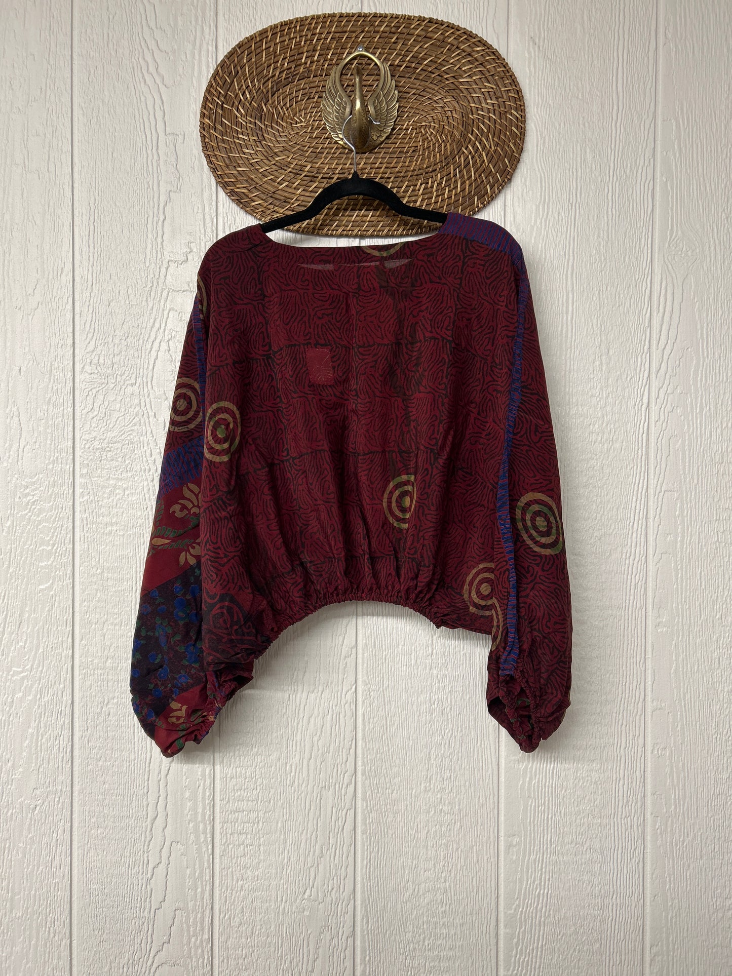 Crepe Sari Luna Crop Top 0126 274