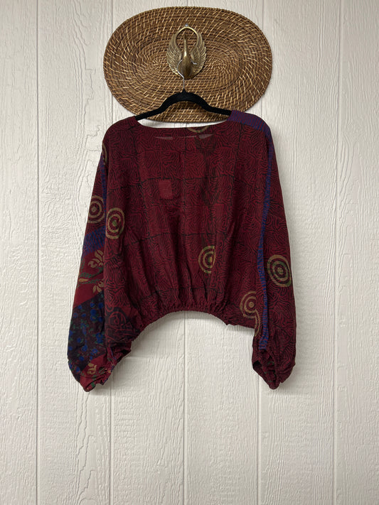 Crepe Sari Luna Crop Top 0126 274