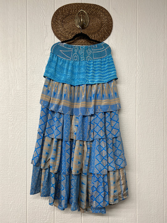 Rasgulla Sari Venus Ruffle Maxi 1125 064