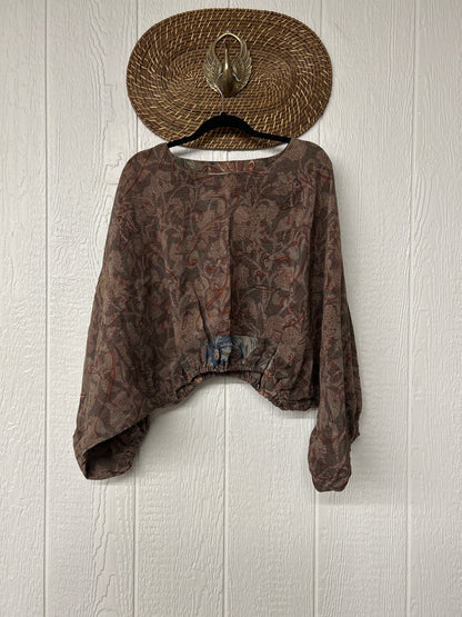 Crepe Sari Luna Crop Top 0126 249