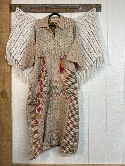 Pareo Kantha Gravity Duster Dress 0226 182