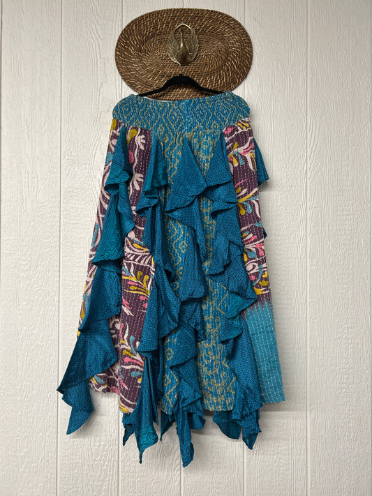 Pareo Kantha Willow Maxi Skirt 0826 113
