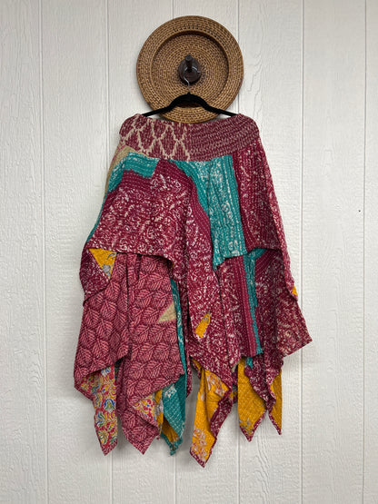 Pareo Kantha Pixie Skirt 0426 036