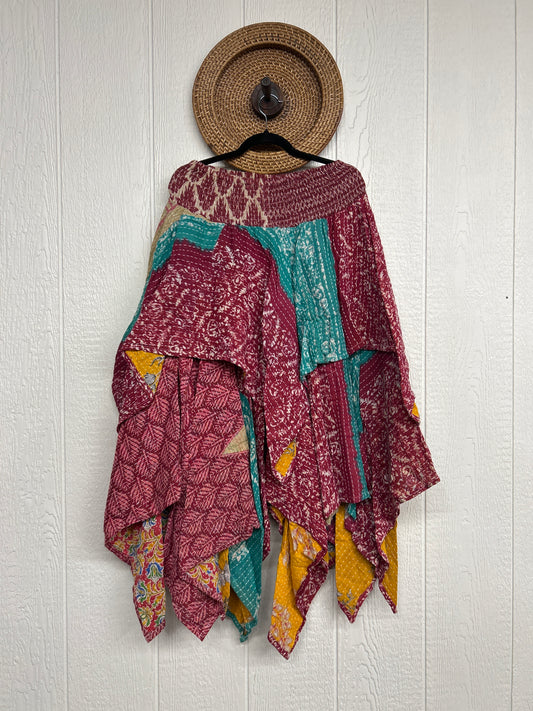 Pareo Kantha Pixie Skirt 0426 036