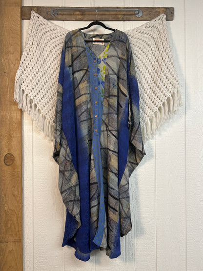Crepe Sari Bowie Muu Dress 0826 080