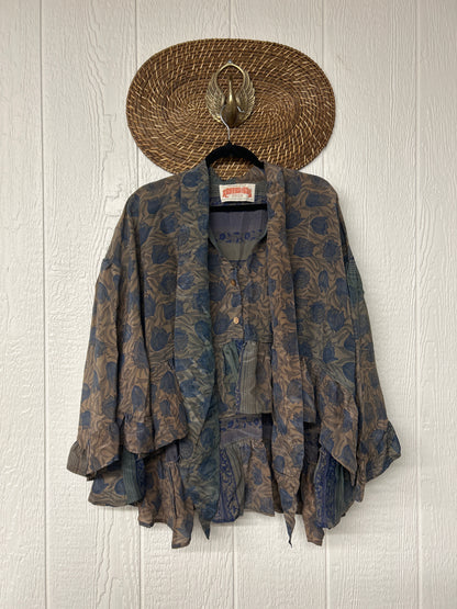 Crepe Sari Wild Rose Top 1225 211