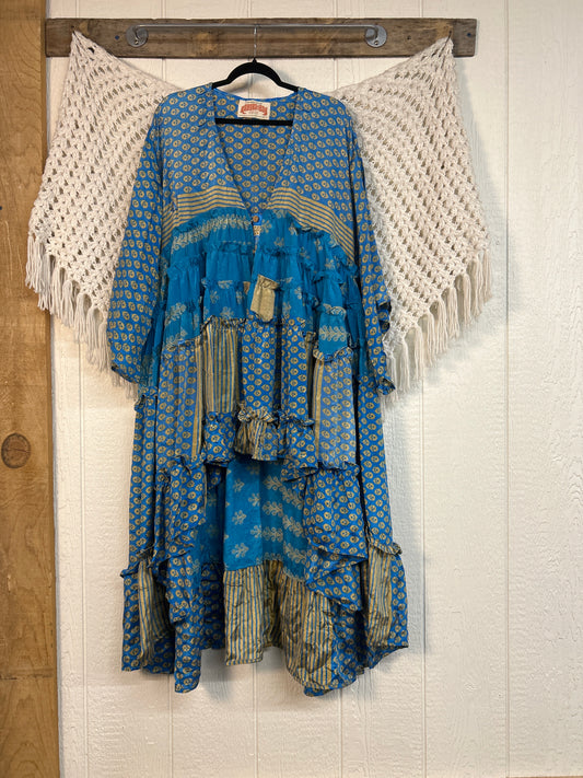 Rasgulla Sari Rhiannon Kimono 0826 028
