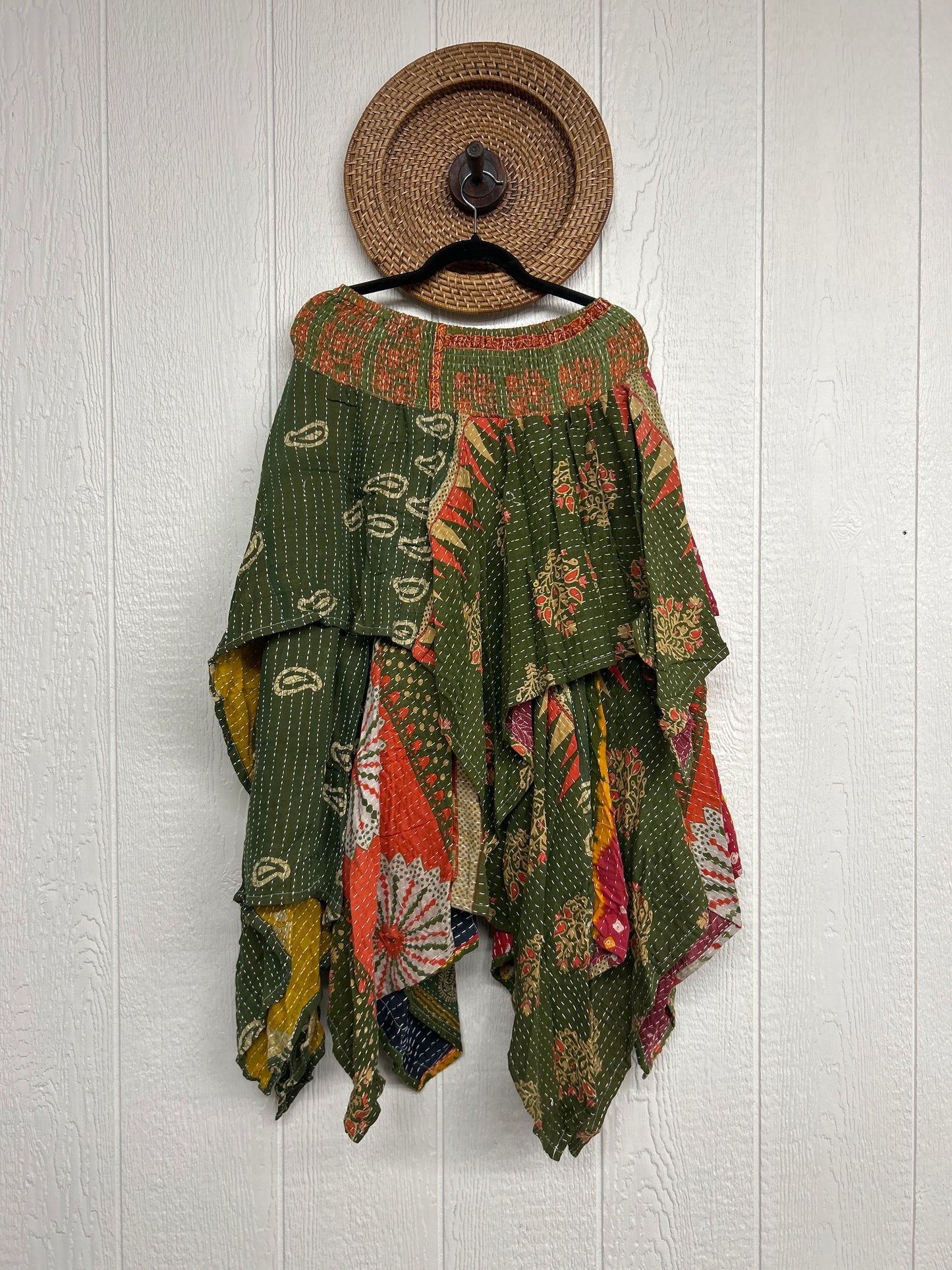 Pareo Kantha Pixie Skirt 0426 185