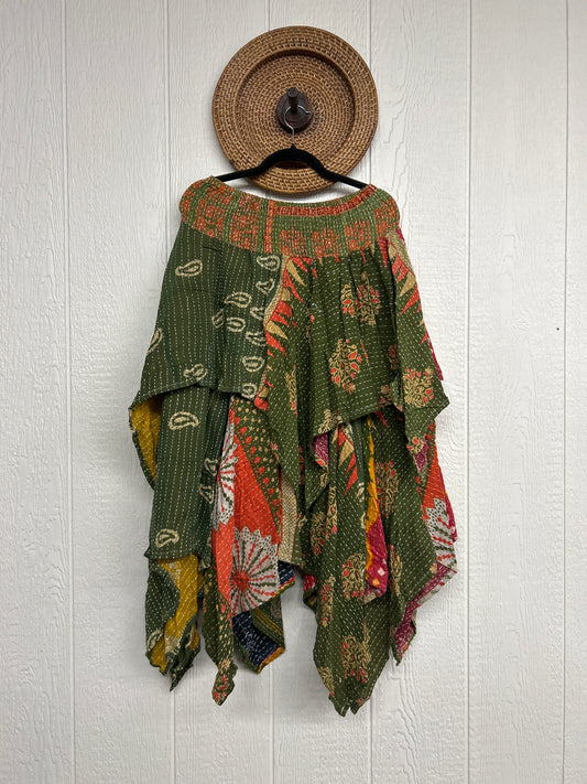 Pareo Kantha Pixie Skirt 0426 185
