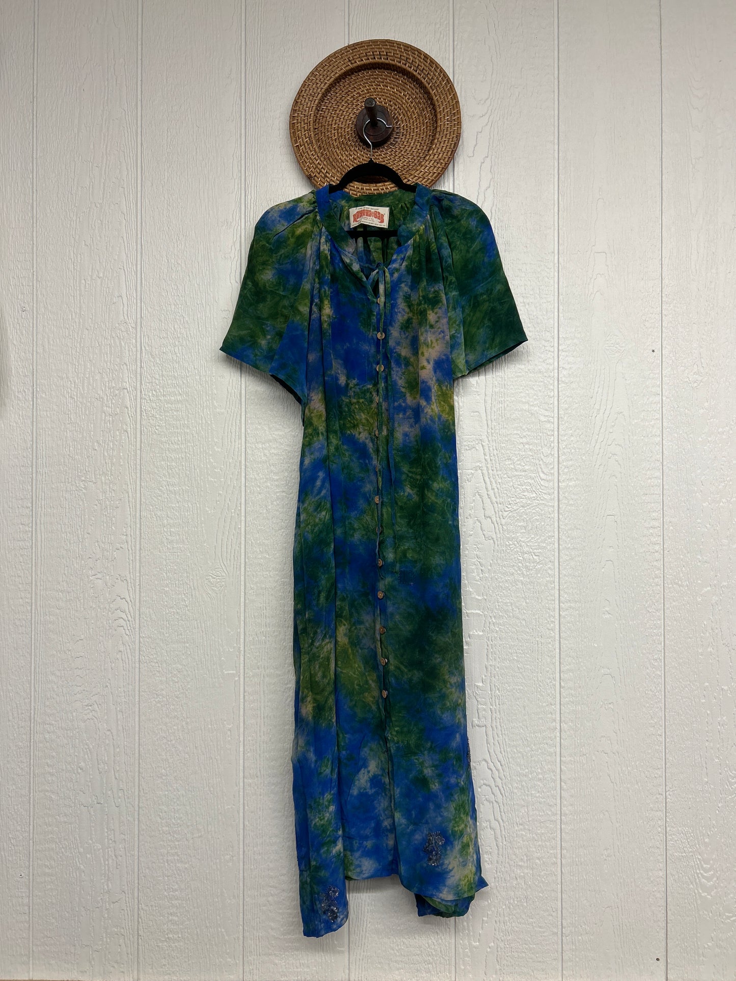 Crepe Sari Summer Woodstock Duster 0626 027
