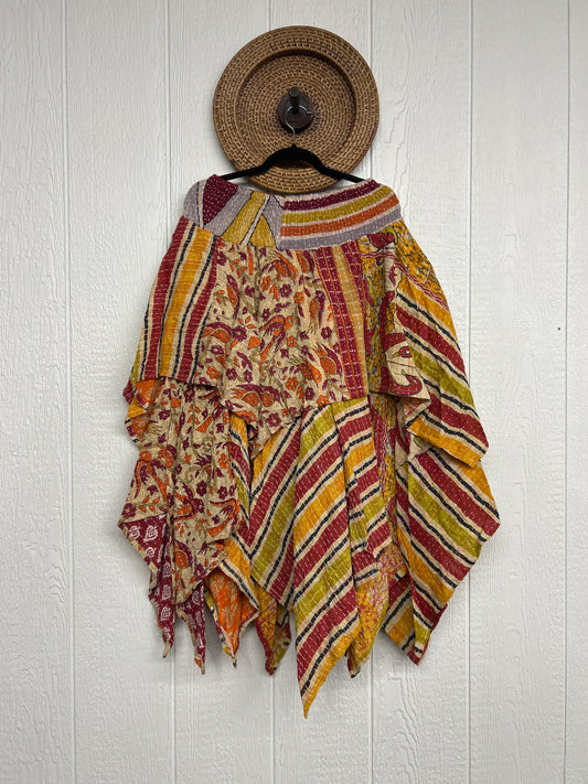 Pareo Kantha Pixie Skirt 0426 116