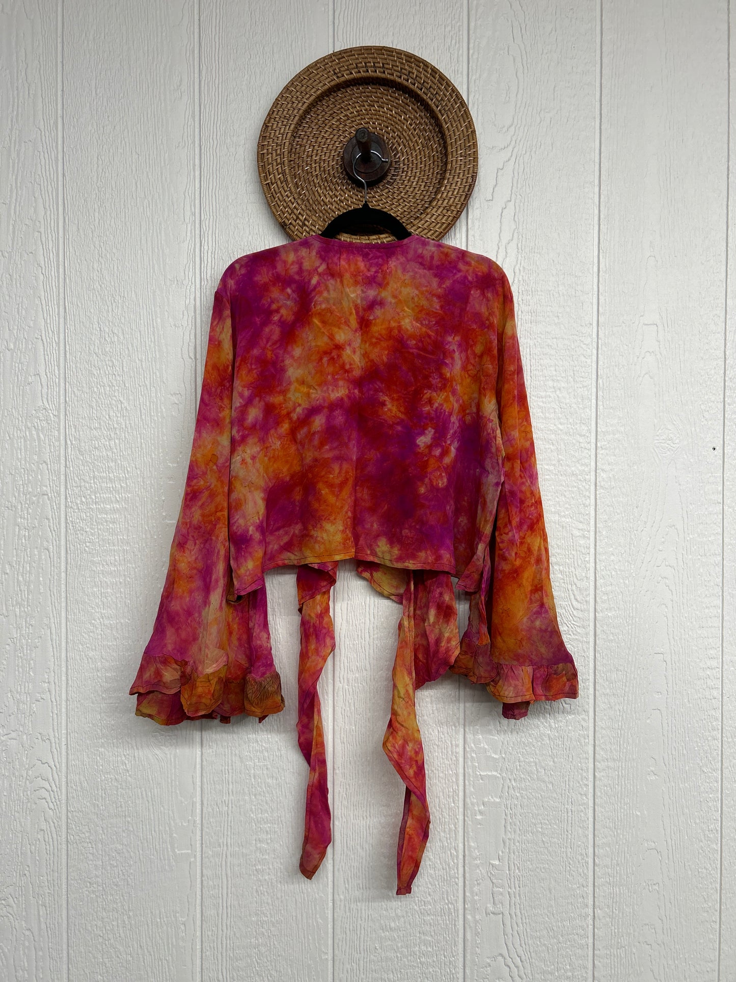 Crepe Sari Zeppelin Crop Shrug 0426 172
