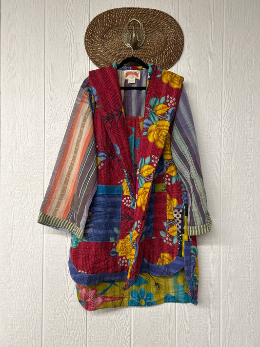 Fine Kantha Drifter Coat 1125 047