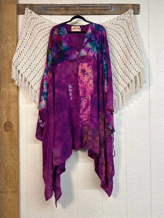 Crepe Sari Eclipse Dress 0926 196