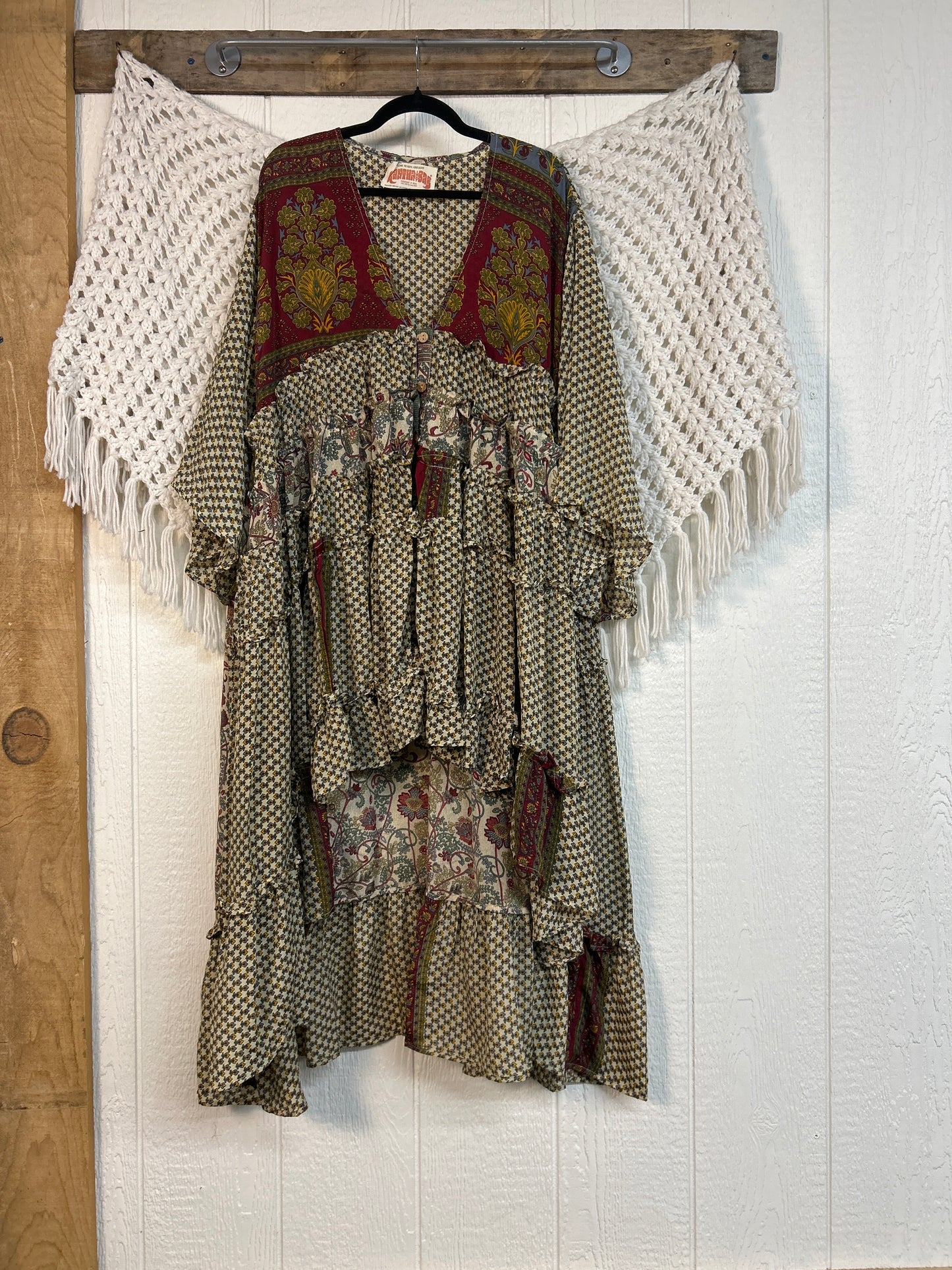 Rasgulla Sari Rhiannon Kimono 0826 060