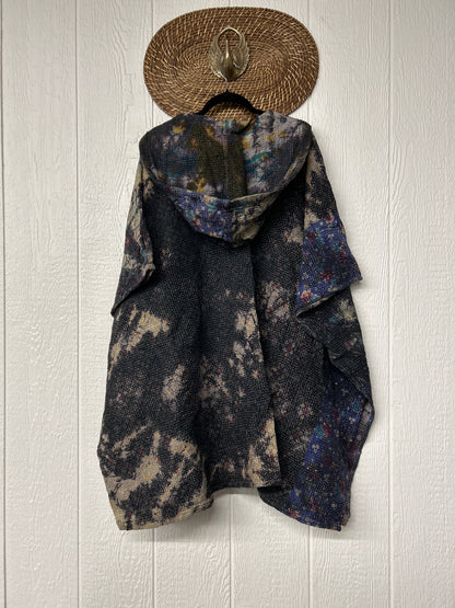 Aura Edit Fine Kantha Wanderlust Poncho 1026 015