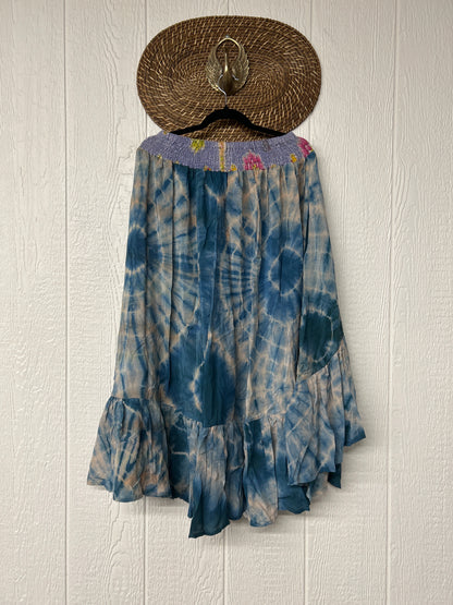 Crepe Sari Dahlia Skirt 1026 036
