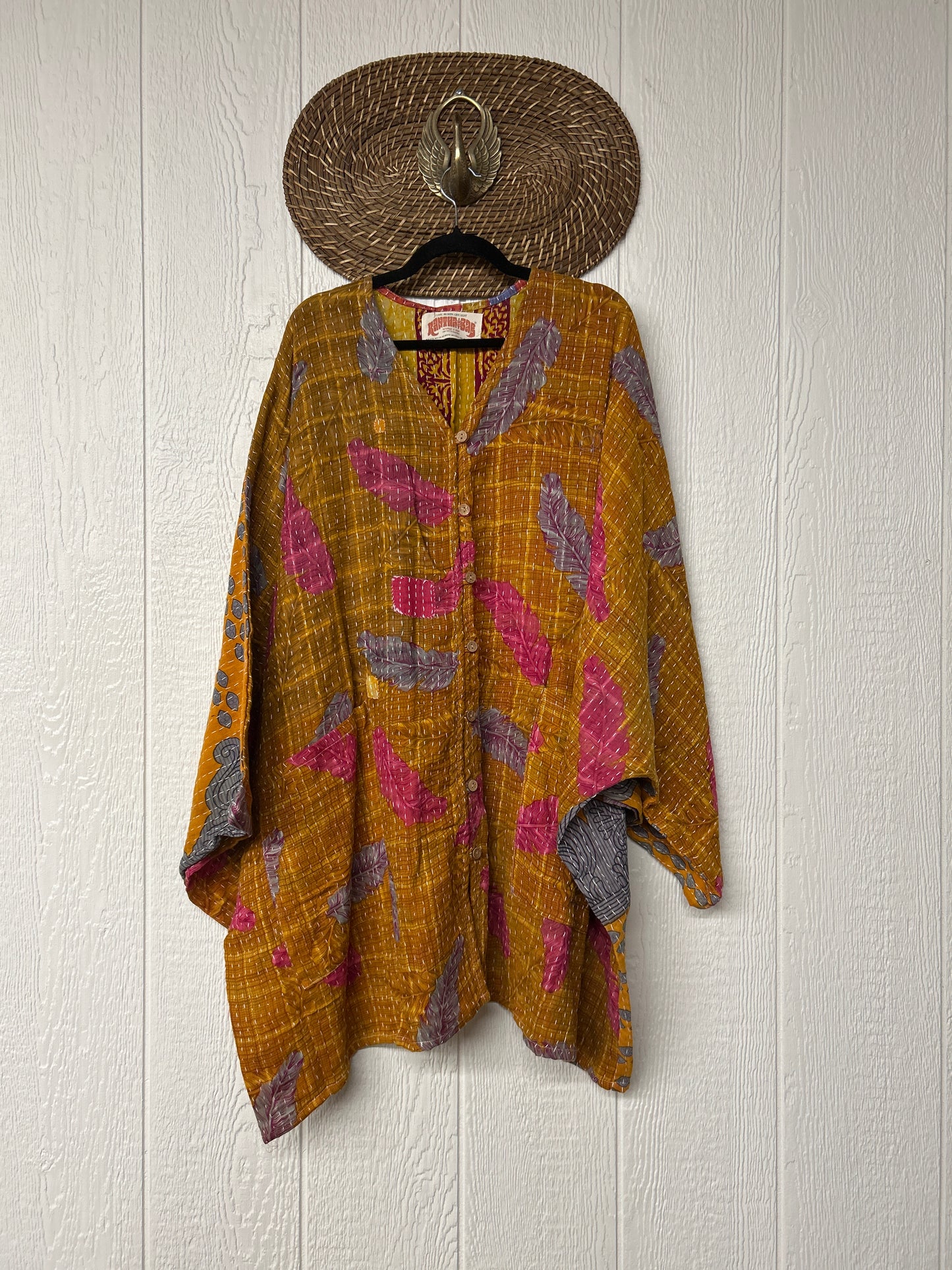Pareo Kantha Gaia Button-Down Kimono 0126 075