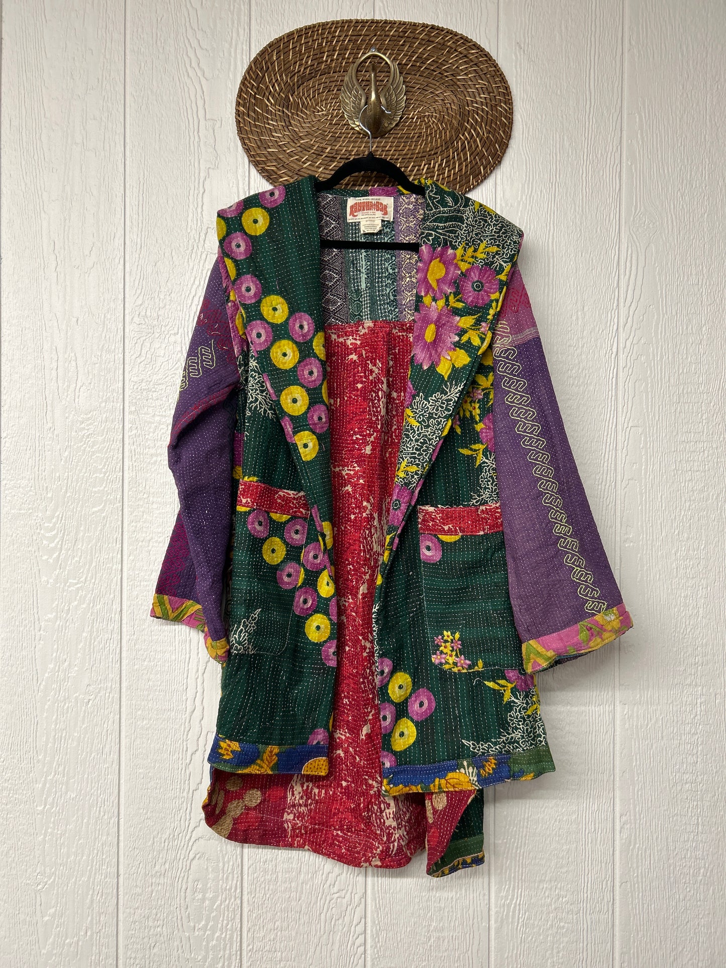 Fine Kantha Drifter Coat 1125 177