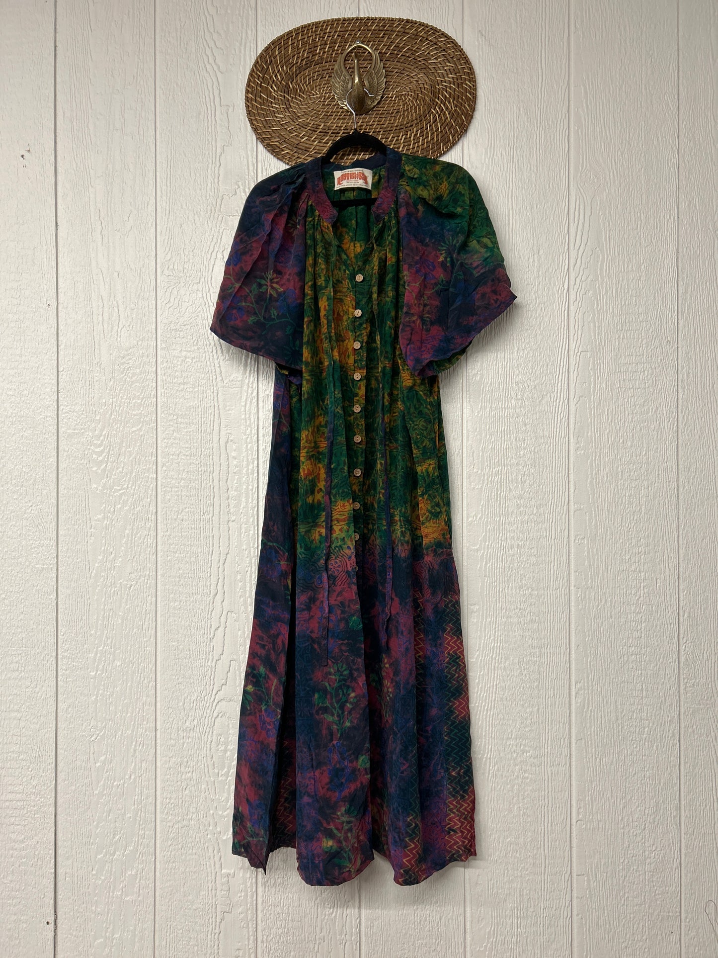Crepe Sari Summer Woodstock Duster 0626 223
