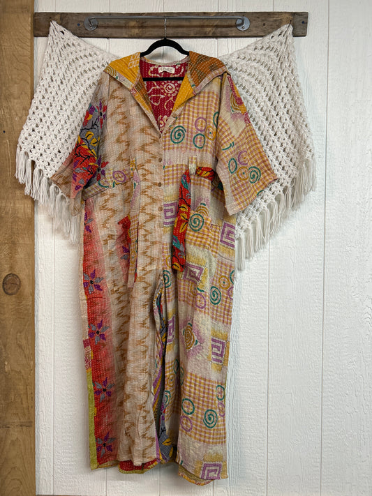 Kantha Zen Hoodie Jumpsuit 0925 193