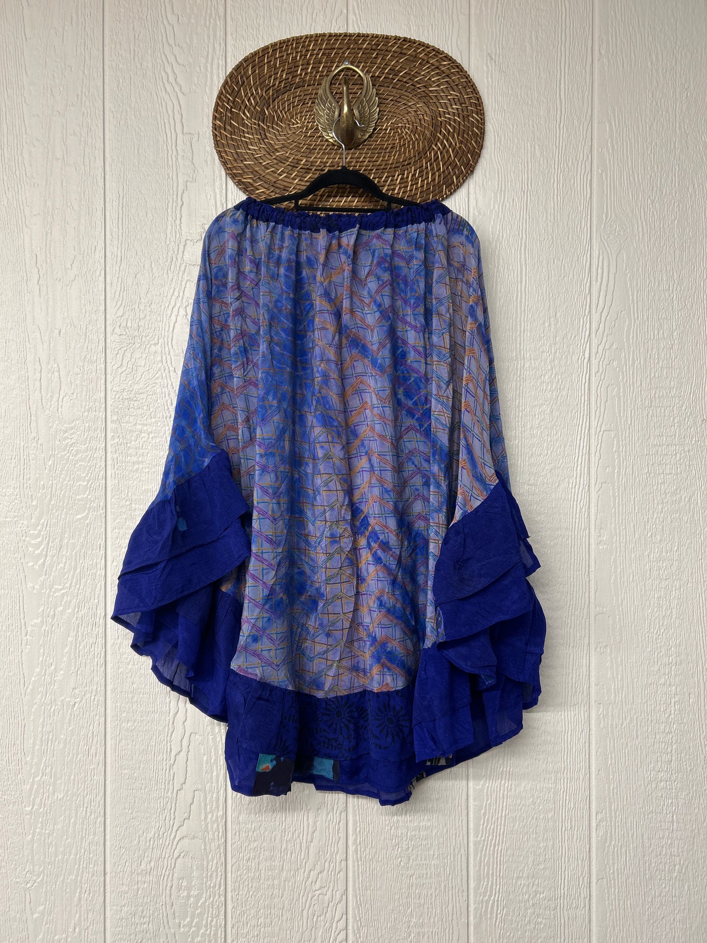 Crepe Wild Rose Skirt 1025 145