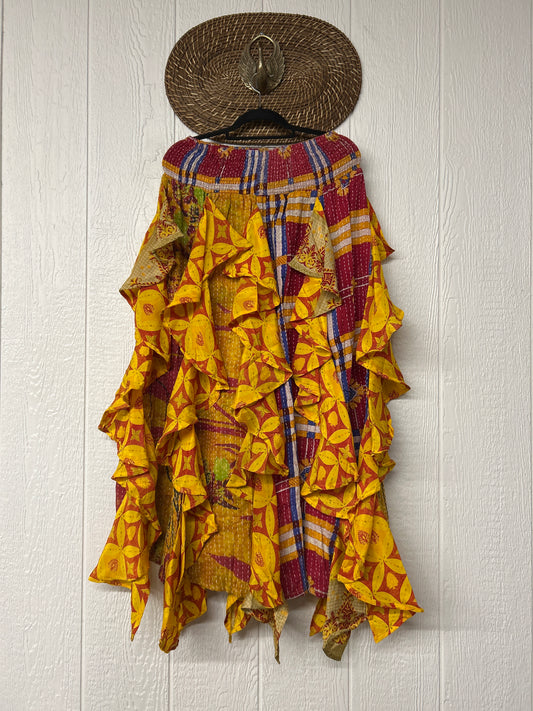 Pareo Kantha Willow Maxi Skirt 0826 150