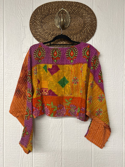 Pareo Kantha In Bloom Cropped Pullover 0326 202