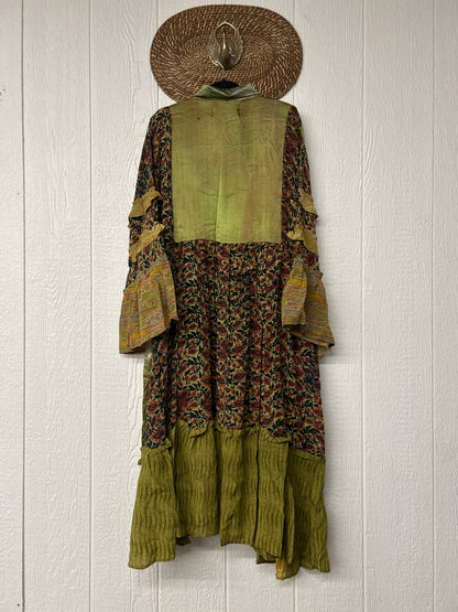 Crepe Sari Rhiannon Duster Dress 0226 007