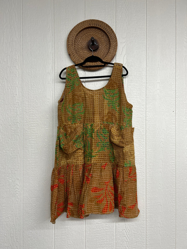 Kantha Meadow Mini Dress 0425 252