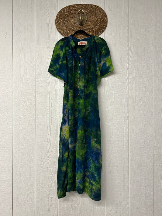 Crepe Sari Summer Woodstock Duster 0626 159