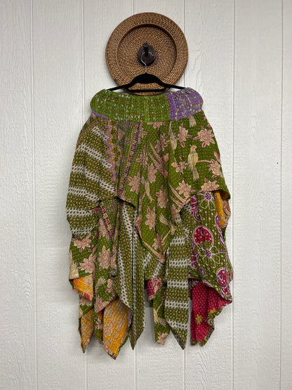 Pareo Kantha Pixie Skirt 0426 067