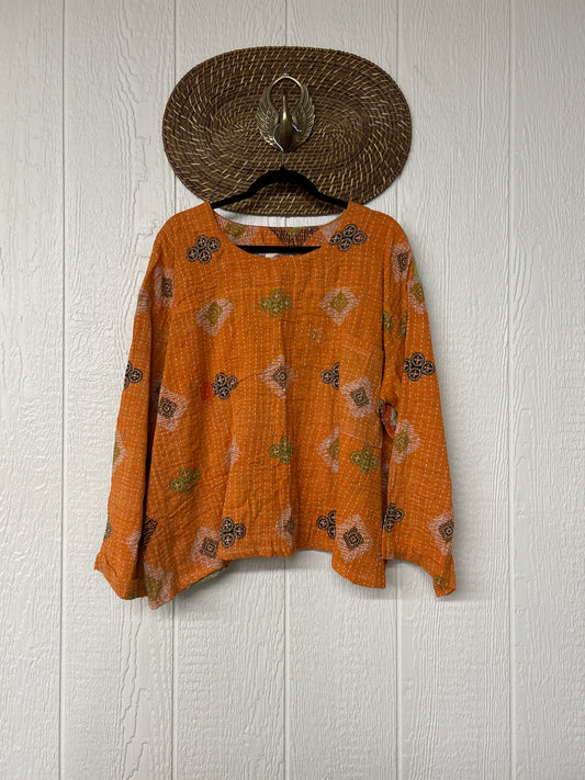 Pareo Kantha Wanderer Pocket Crop Top 0226 121