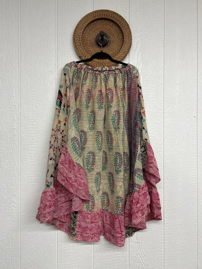 Pareo Kantha Wild Rose Skirt 0426 265
