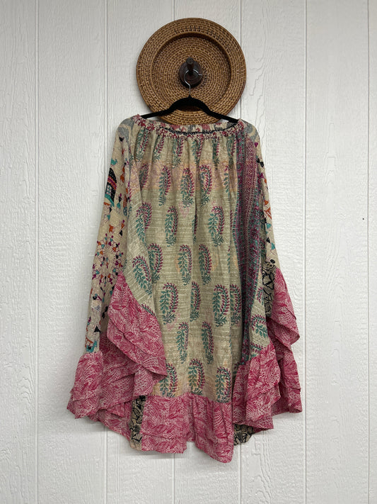 Pareo Kantha Wild Rose Skirt 0426 265
